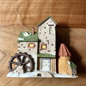 Dept 56 Dickins Village Mill Ornament Vintage 1985
